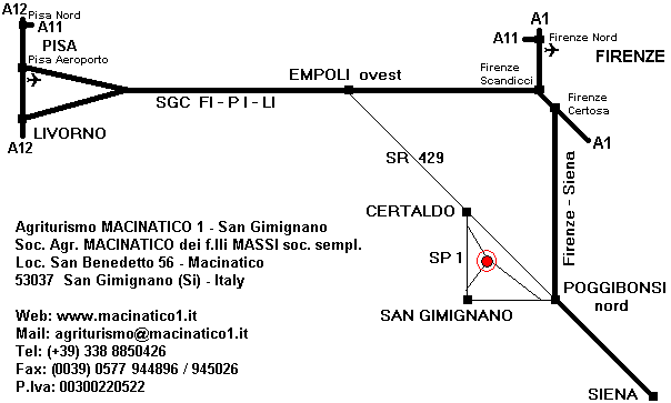 Mappa Toscana